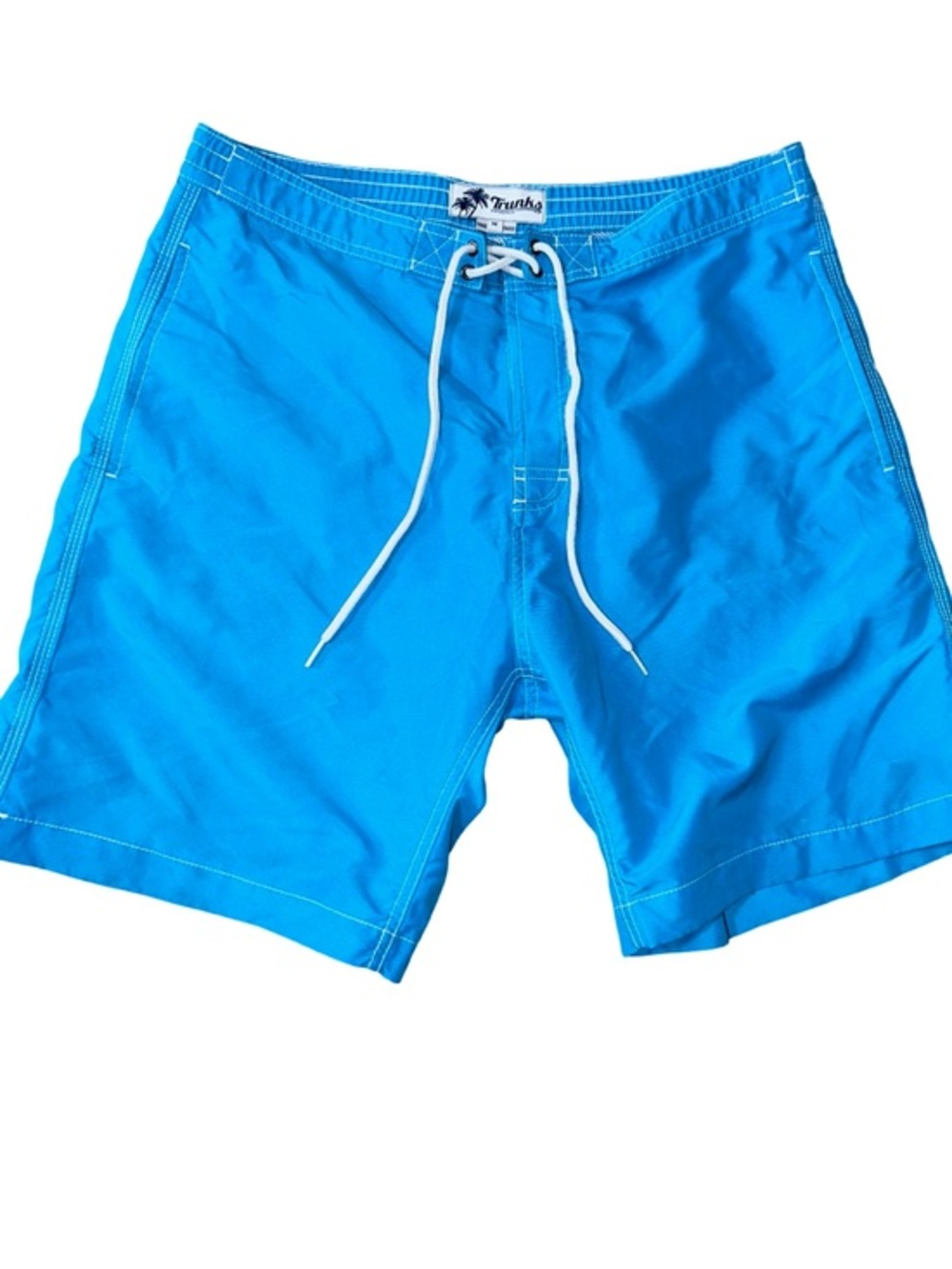 Trunks Surf & Swim Co. Men’s Size L Blue Brief Lined Swim Trunks Water Short